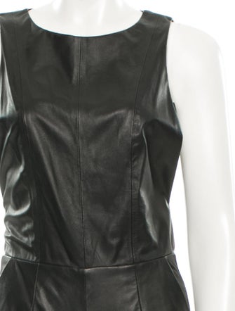 Tamara Mellon Leather Romper