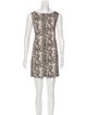 Tamara Mellon Animal Print Mini Dress