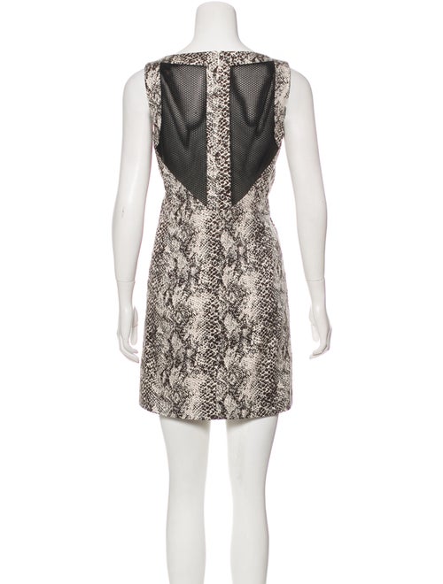 Tamara Mellon Animal Print Mini Dress