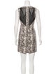 Tamara Mellon Animal Print Mini Dress