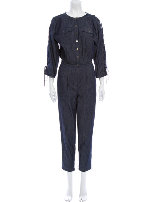 Tamara Mellon Denim Romper w/ Tags Blue