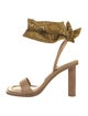 Tamara Mellon Leather Printed Sandals