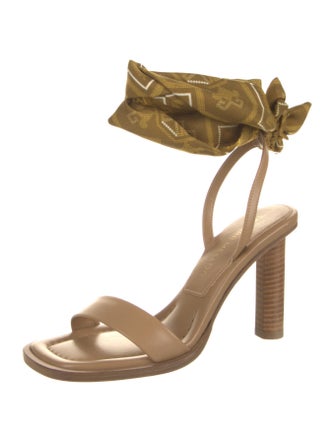 Tamara Mellon Leather Printed Sandals