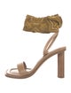 Tamara Mellon Leather Printed Sandals