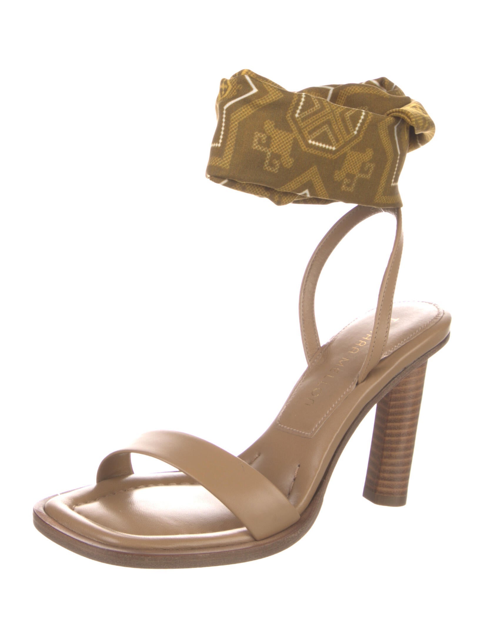 Tamara Mellon Leather Printed Sandals