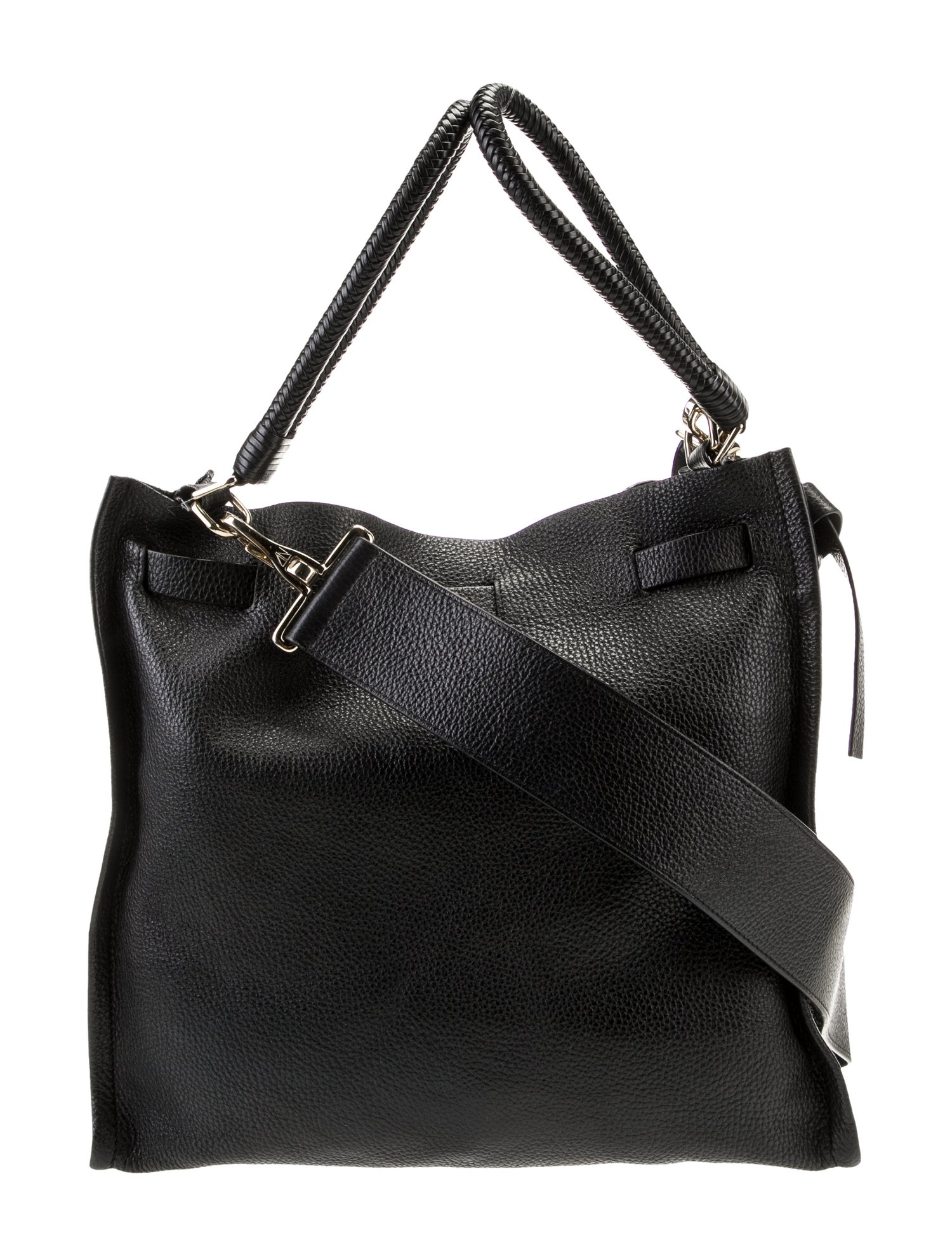 Henri Bendel Leather Shoulder Bag Black Shoulder Bags, Handbags