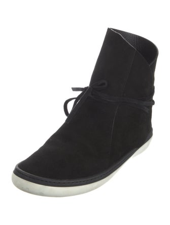 Tamara Mellon Suede Lace-Up Boots