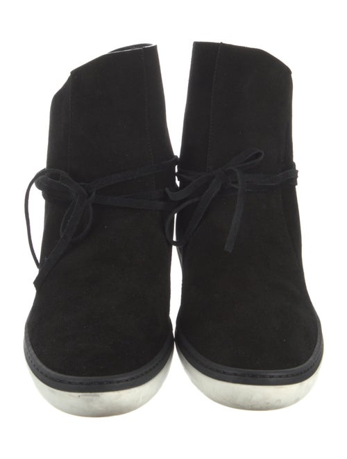 Tamara Mellon Suede Lace-Up Boots