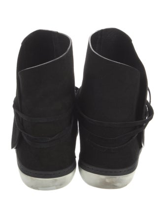 Tamara Mellon Suede Lace-Up Boots