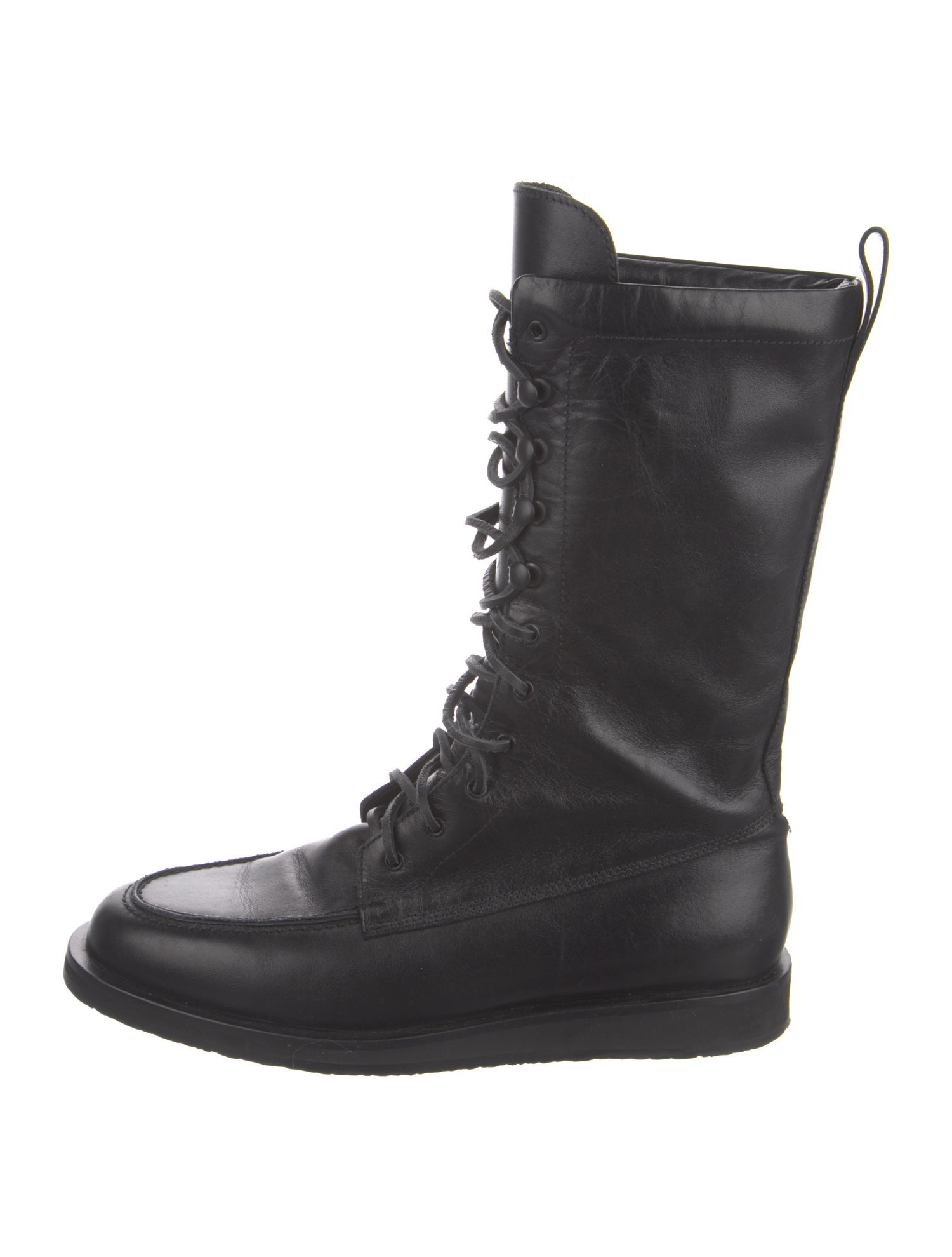 Tamara Mellon Leather Combat Boots