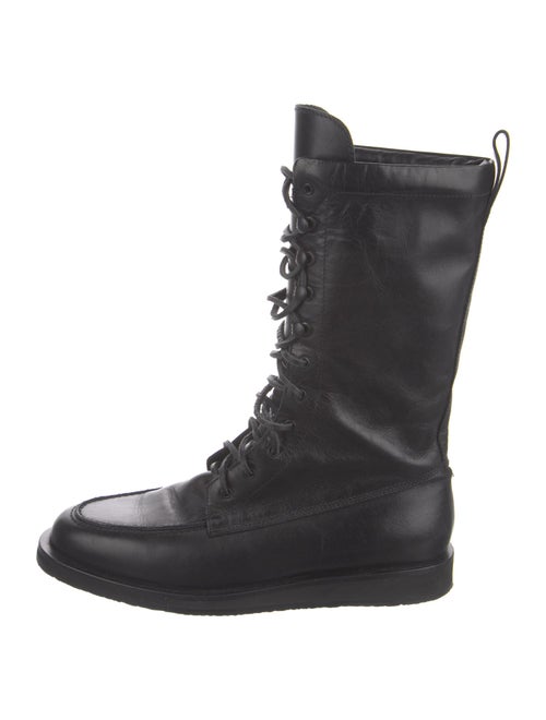 Tamara Mellon Leather Combat Boots