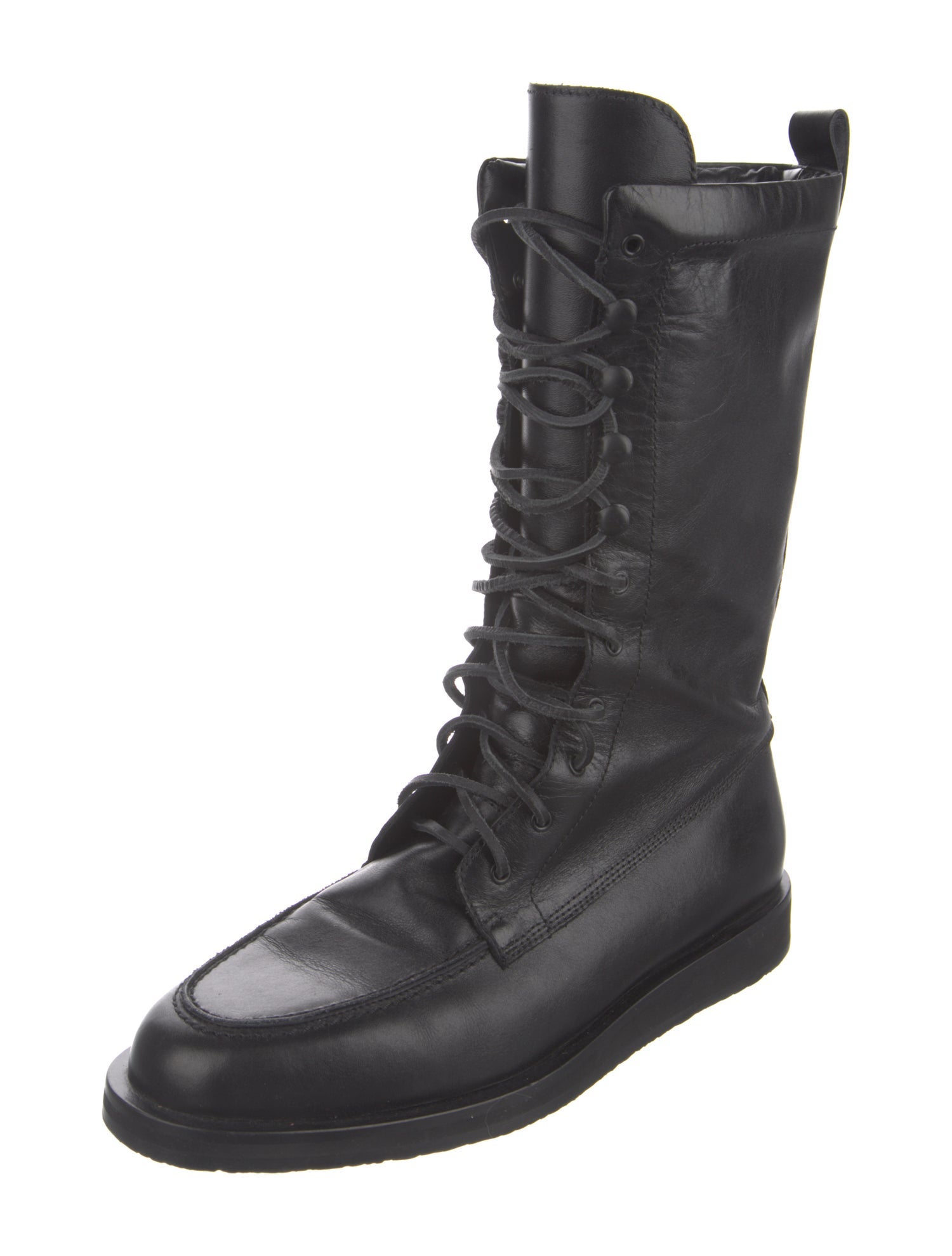 Tamara Mellon Leather Combat Boots