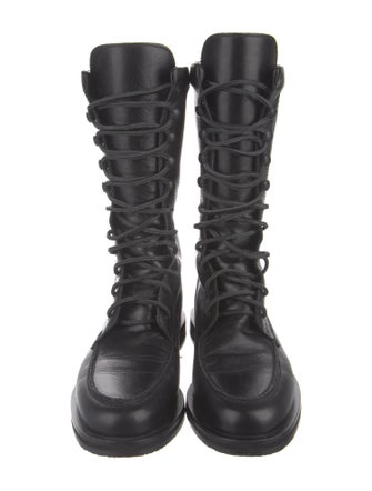 Tamara Mellon Leather Combat Boots