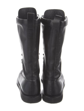 Tamara Mellon Leather Combat Boots