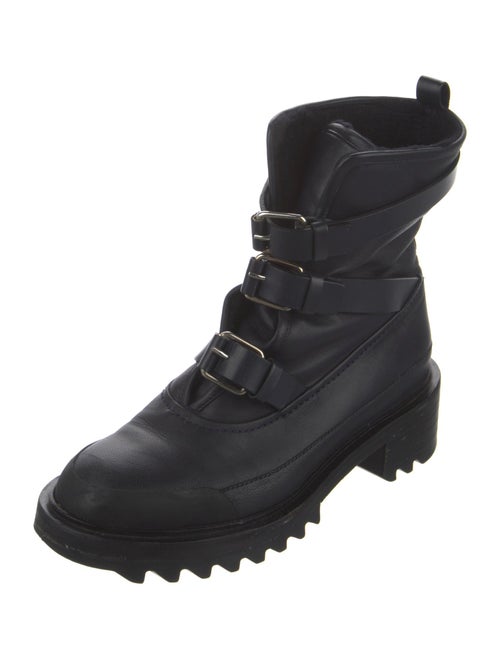 Tamara Mellon Leather Combat Boots