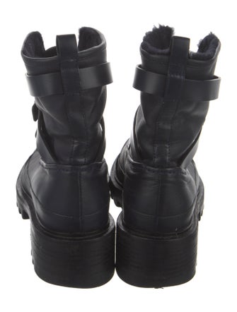 Tamara Mellon Leather Combat Boots