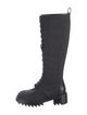 Tamara Mellon Wool Lace-Up Boots