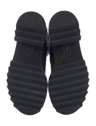 Tamara Mellon Wool Lace-Up Boots