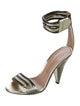 Tamara Mellon Leather Striped Sandals
