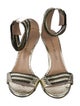 Tamara Mellon Leather Striped Sandals