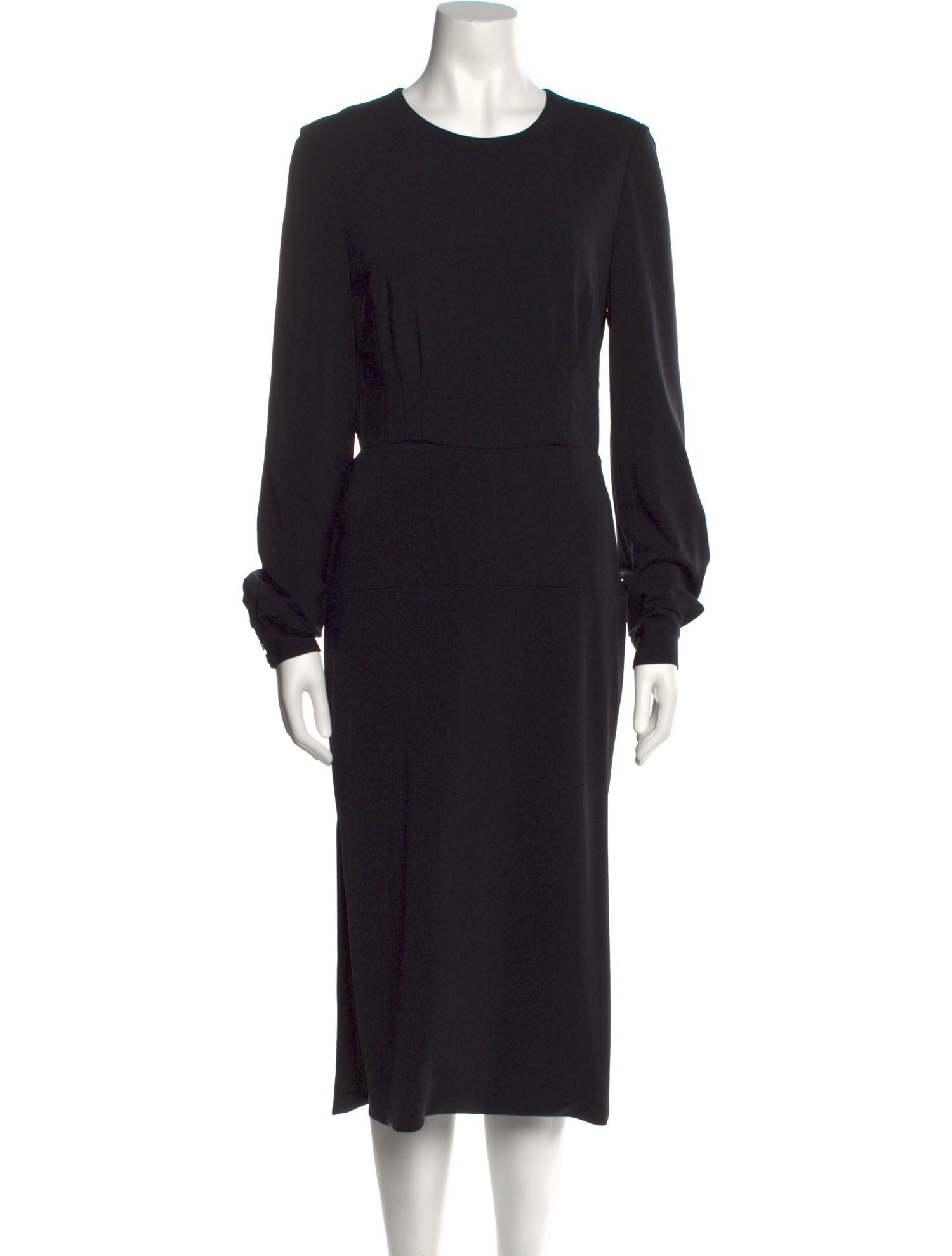 Tamara Mellon Crew Neck Midi Length Dress