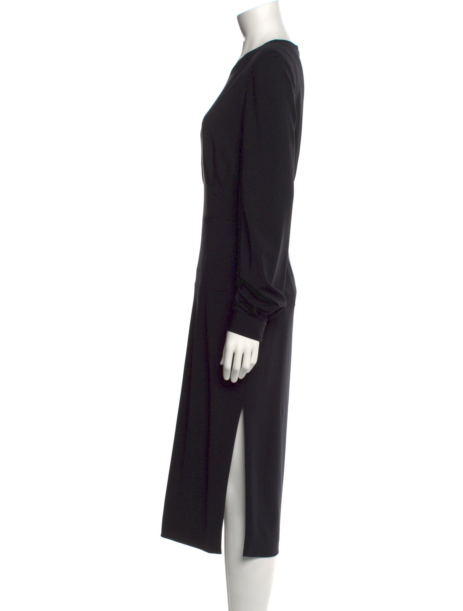 Tamara Mellon Crew Neck Midi Length Dress