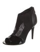 Tamara Mellon Leather Mesh Accents D'Orsay Pumps