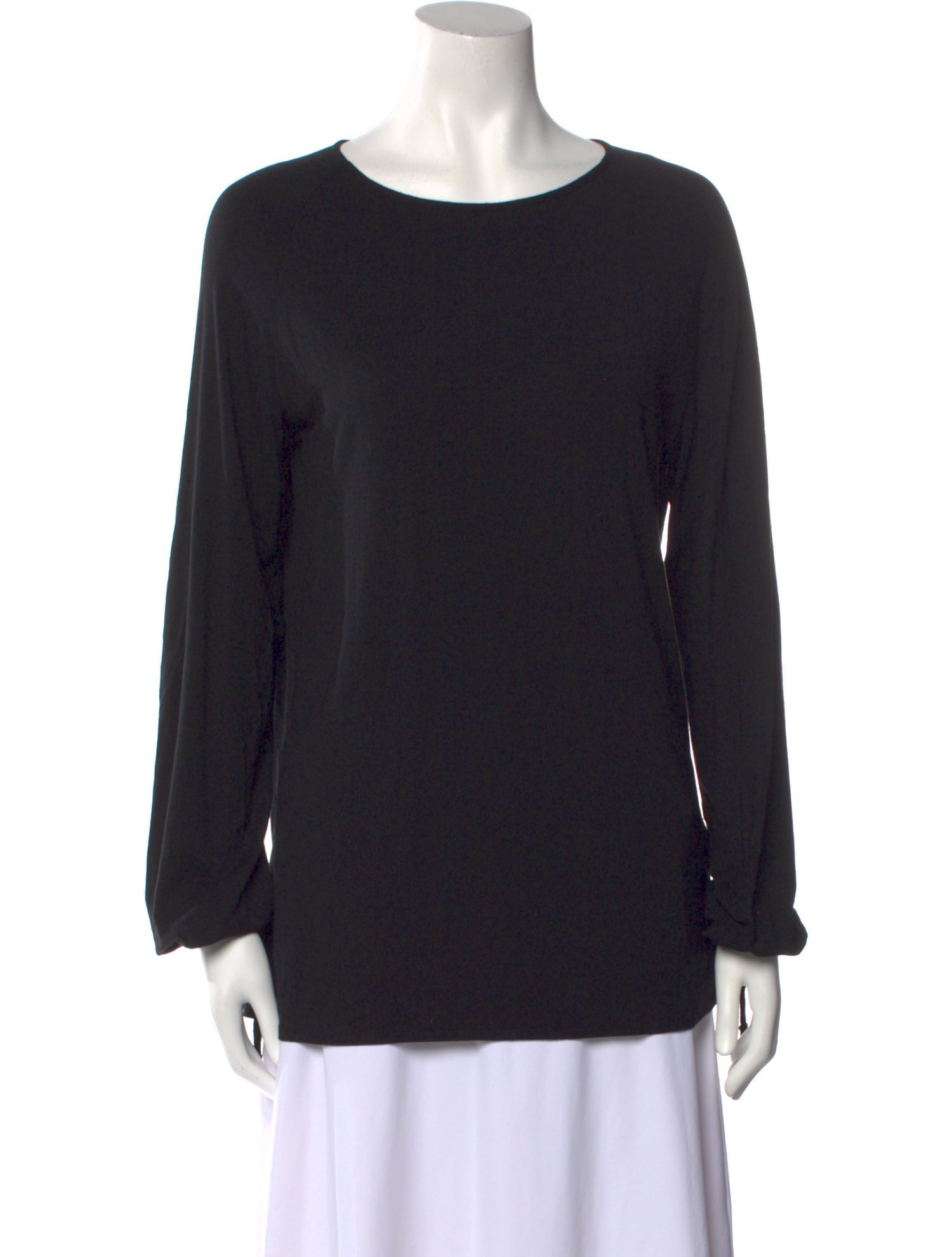 Tamara Mellon Scoop Neck Long Sleeve Sweatshirt