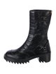 Tamara Mellon Leather Combat Boots