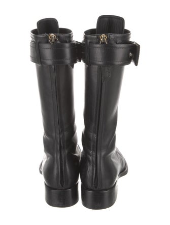 Tamara Mellon Leather Combat Boots