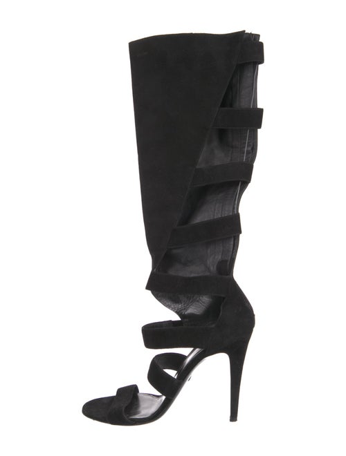 Tamara Mellon Suede Lace-Up Boots