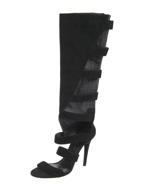 Tamara Mellon Suede Lace-Up Boots