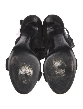 Tamara Mellon Suede Lace-Up Boots