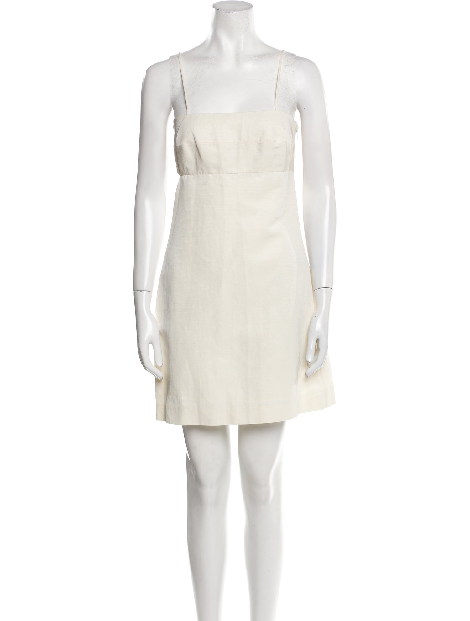 Tamara Mellon Square Neckline Mini Dress