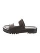 Tamara Mellon Leather Studded Accents Slides