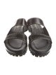 Tamara Mellon Leather Studded Accents Slides