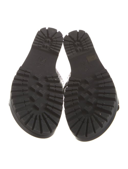 Tamara Mellon Leather Studded Accents Slides