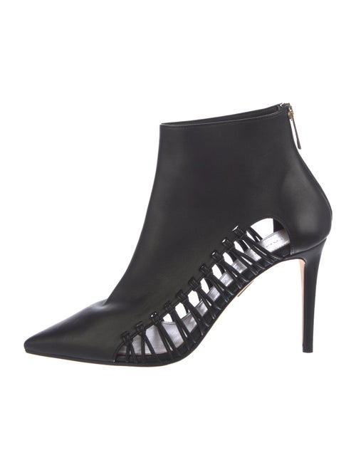 Tamara Mellon Leather Cutout Accent Boots