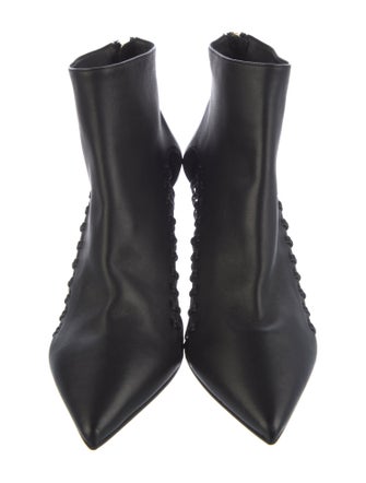Tamara Mellon Leather Cutout Accent Boots