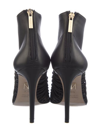 Tamara Mellon Leather Cutout Accent Boots