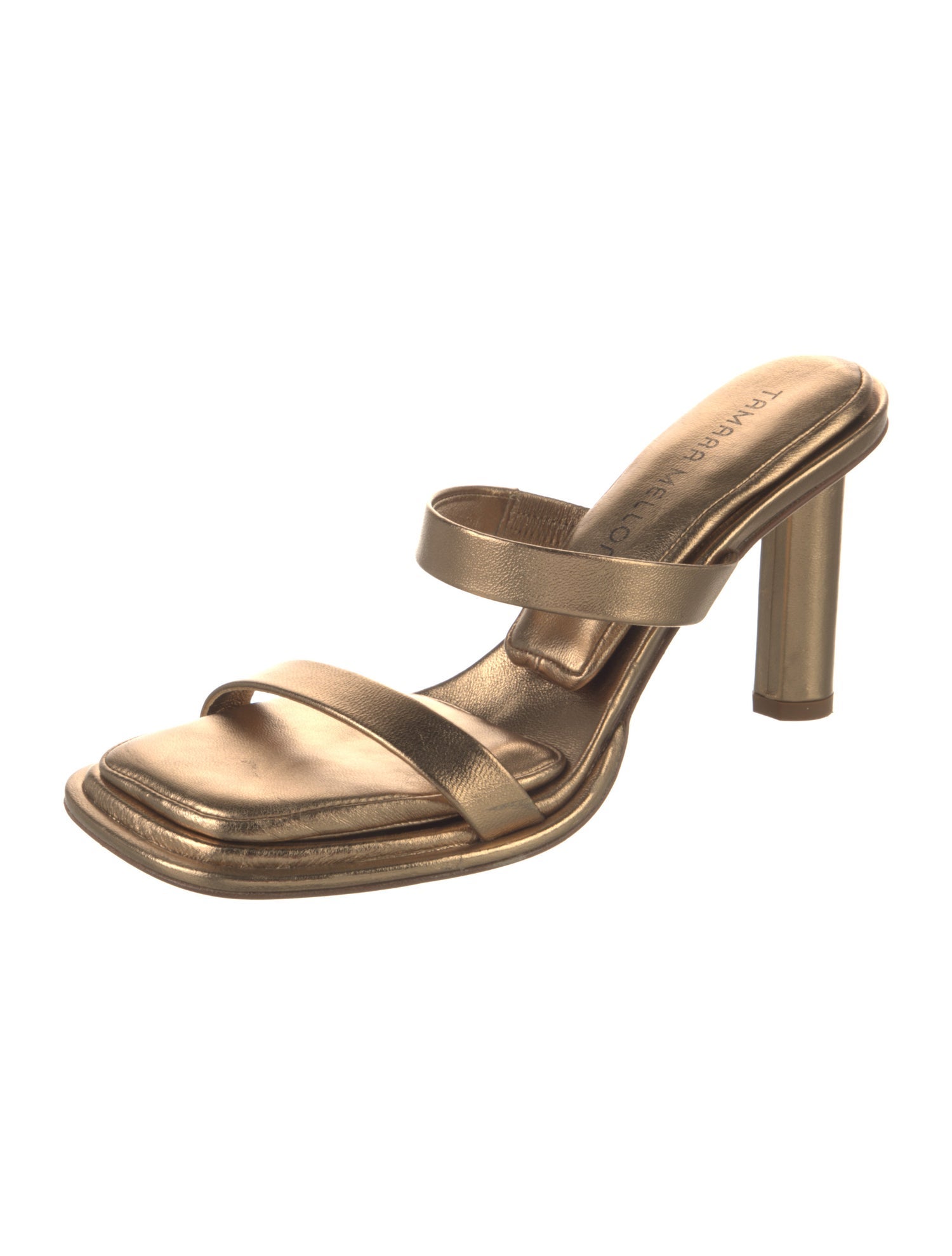 Tamara Mellon Leather Slides