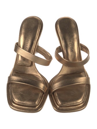 Tamara Mellon Leather Slides