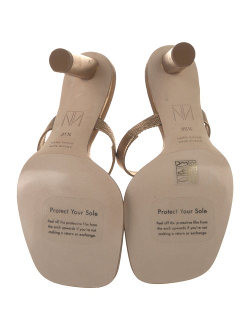 Tamara Mellon Leather Slides