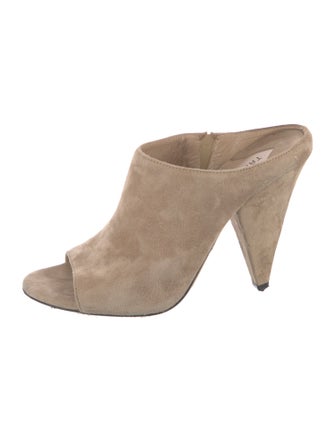 Tamara Mellon Suede Slides