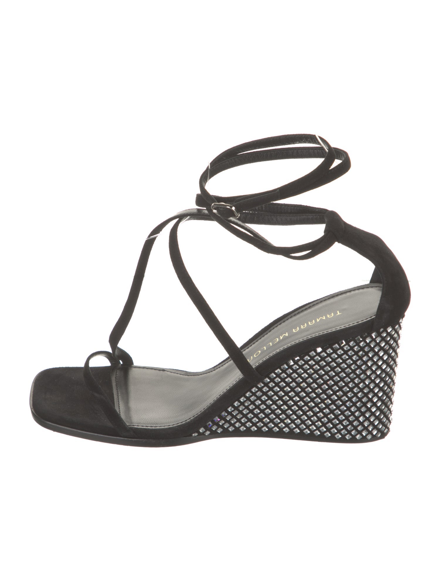 Tamara Mellon Leather T-Strap Sandals