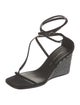 Tamara Mellon Leather T-Strap Sandals