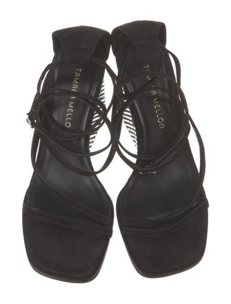 Tamara Mellon Leather T-Strap Sandals
