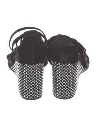 Tamara Mellon Leather T-Strap Sandals