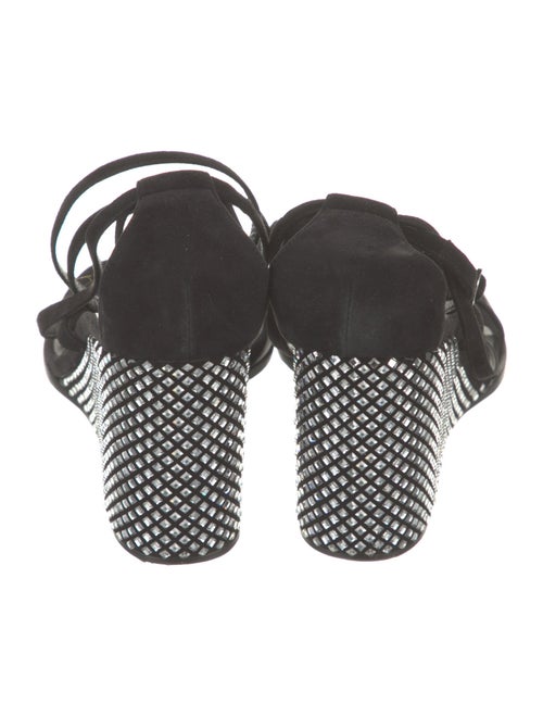 Tamara Mellon Leather T-Strap Sandals