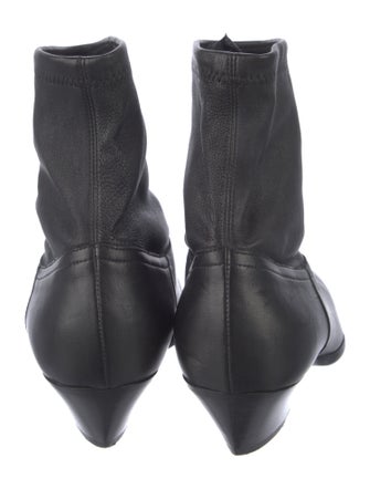 Tamara Mellon Leather Sock Boots